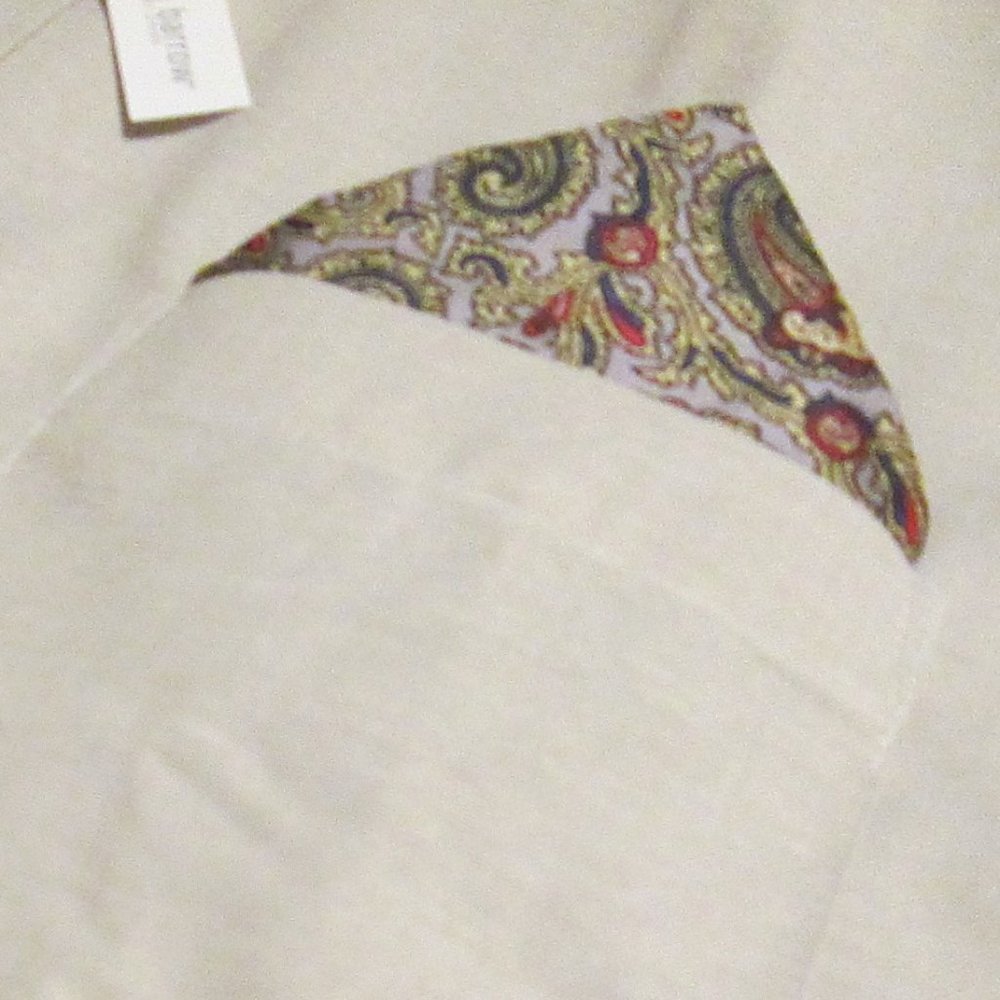 🎈 #SOLD# CROFT & BARROW MEN’S TAN/BEIGE DRESS SHIRT – 17/36 NEW 🎈 - Picture 14 of 15